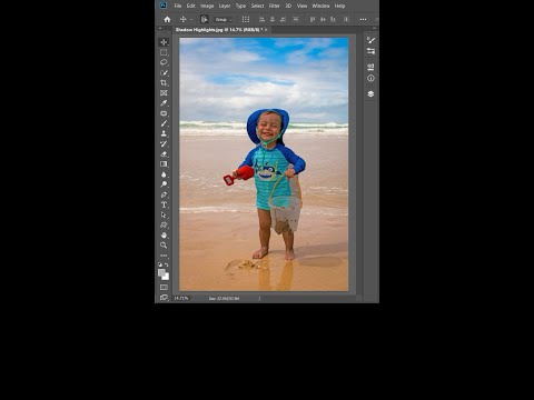 How to Shadow Highlights in Photoshop | #shorts