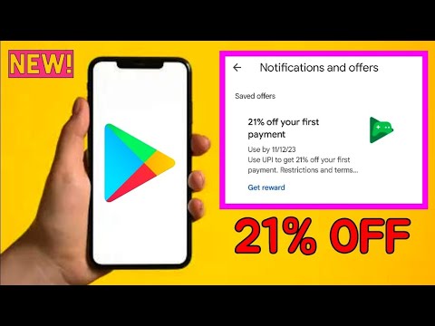 Play Store Offer | 21% Off From Google When You Use UPI | 21% Off Your First Payment