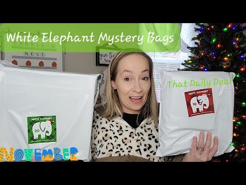 White Elephant Mystery Boxes from @thatdailydeal #whiteelephant #thatdailydeal #unboxing