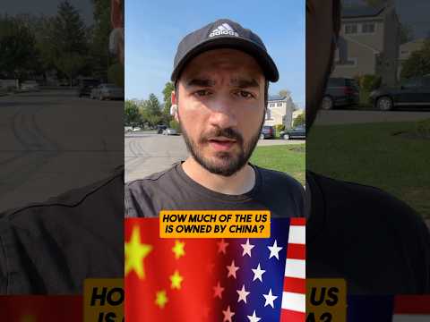 How much of the US is owned by China? #us #china #news