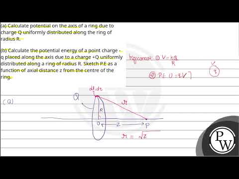 Boards|Physics|12|Electrostatic Potential and Capacitance|Potential Due to a Continuous Charge D....