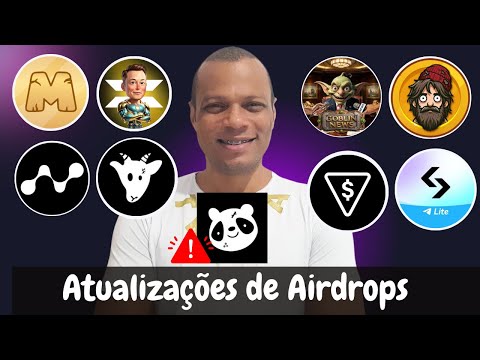 Atualizações de Airdrops: Pandas, X Empire, Memefi, Nodepay, Ton Station, Goblin Mine, Bums e Goats