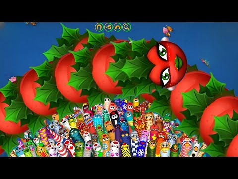 Worms zone Snake  Game | Omela Worm | Biggest Slither Snake #wormszone #slitherio #slithersnake  #14