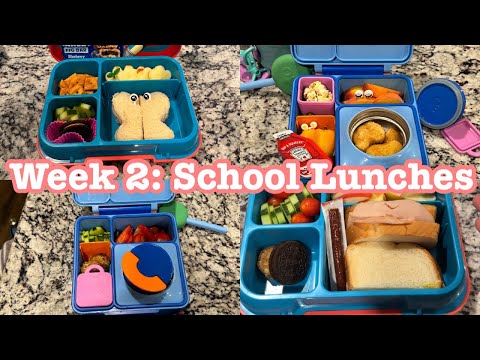 School Lunches 2023 / Packed Bento Lunches / School Lunch Ideas