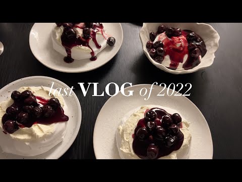 LAST VLOG of 2022 | Pavlova Rezept, Make-Up Routine, Serien, Silvester | Dezember Vlog | Nisi