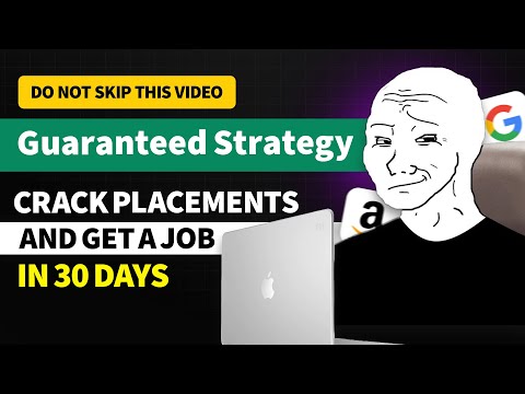 Do this to crack Placements in just 30 days | *Free Resources*