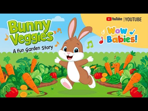 Bunny Loves Veggies|| A Fun Garden Story||Wow Babies||Nursery Song for kids||#kidssong