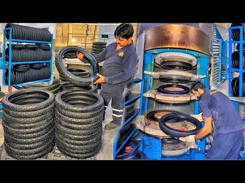 The Inside Manufacturing Process Of Suzuki Heavy Bike Tire || Advanced Factory production.