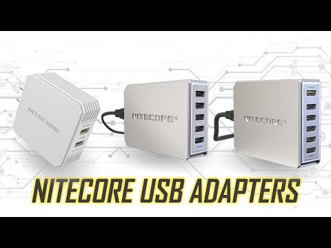 NITECORE UA42Q, UA55(Discontinued) , UA66Q USB Adapters - Fast Charger USB Adapters