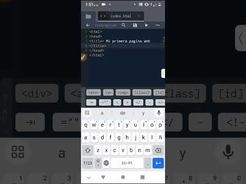 Mi primera página web               #html #html5