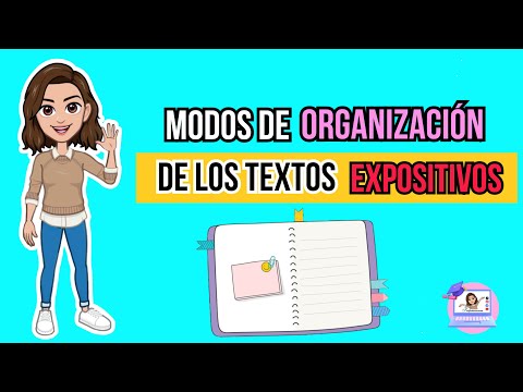 ✅​ LOS MODOS DE ORGANIZACIÓN DEL TEXTO EXPOSITIVO | EJEMPLOS