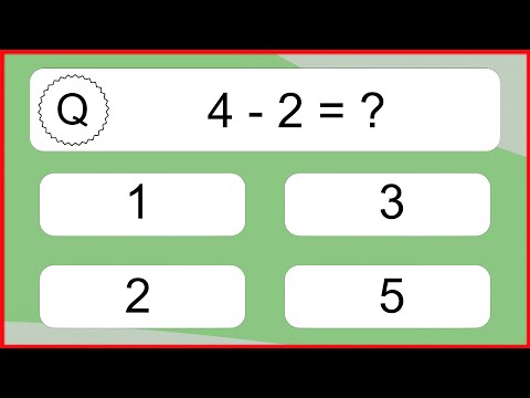 20 Subtraction Quiz Exercises for Kids: Numbers Up to 20