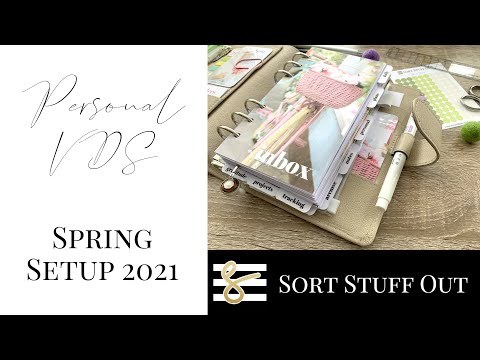 Spring setup 2021 - Personal Van der Spek - Poussiere - Minimal & Functional - Planner Flip-Through