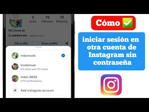 Cómo iniciar sesión en otra cuenta en Instagram sin contraseña | Agregar otra cuenta en Instagram