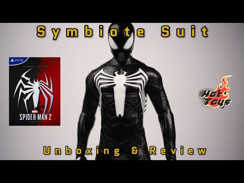 Hot Toys Black Suit Spiderman VGM56 Special Edition Unboxing & Review | Spider-Man 2 PS5