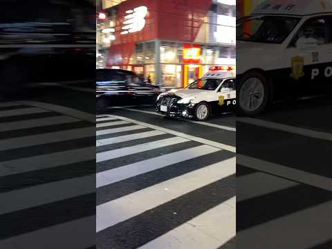 警察　警察署　原宿署に向かうパトカー#policeman #police #警察官 #警察24時 #shortvideo #japan かっこいい#イケメン #緊急出動#警察車両 #shorts