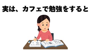 勉強に関する有益な雑学