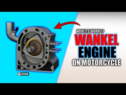 More Power Without Piston - How Rotary Engine On Motorcycle Works | Wankel Engine