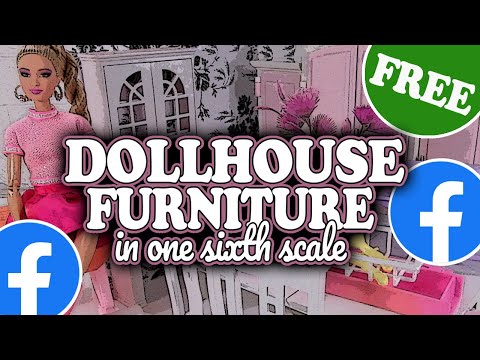 FREE Facebook Marketplace Barbie Doll Furniture Finds in One Sixth Scale