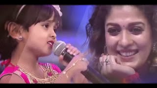 Cute little fan singing for nayanthara rare video| whatsapp status