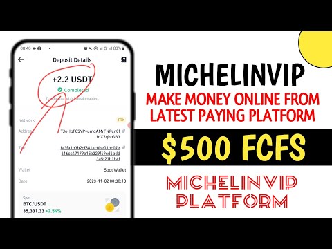 Michelin Latest Money Making Platform || Register to claim Instant $500 USDT wit Proof