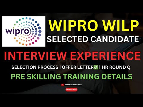 Wipro WILP Interview Experience 2024: Selection Process, HR Round & Offer Letter Insights!