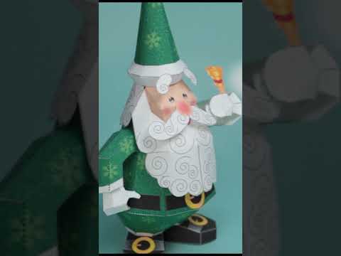 Santa Claus Paper Craft: Simple DIY #shorts #papercraft #santaclaus #A4paper #christmas #handmade