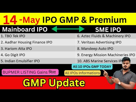 All 10 IPOs IPO GMP | Indian Emulsifier IPO GMP | Aztec Fluids IPO Final Decision | Go Digit IPO