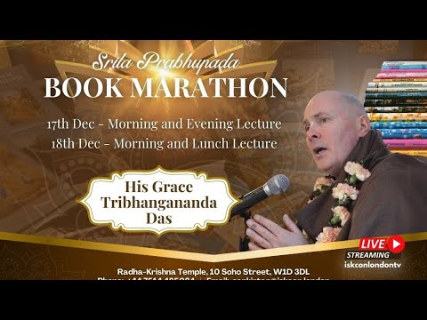 Srimad Bhagavatam (1.19.1) and Sankirtan Class by HG Tribhangananda Das