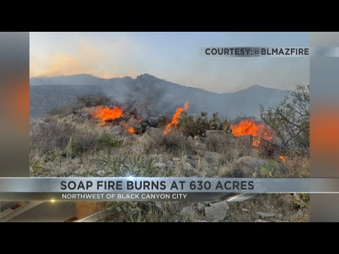 Tucson news - Arizona's Soap Fire: Over 600 acres burning, zero containment