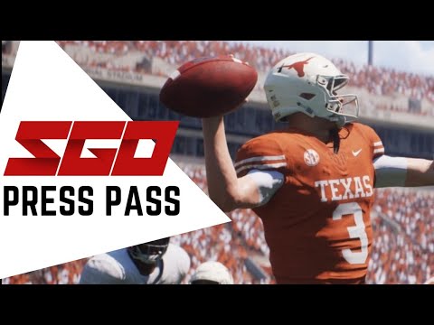 SGO Press Pass LIVE - College Football Gameplay Reation | Viewers Questions