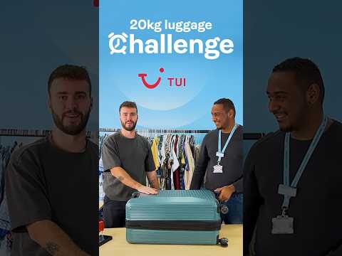 Ready… steady… PACK! Introducing the TUI 20kg Luggage Challenge #travel #tuiholidays #holiday