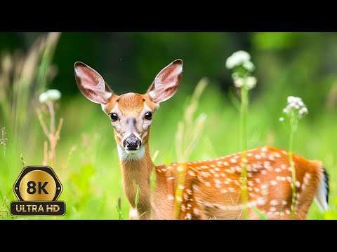 Animals Of Asia 8k - Wonderful Wildlife Movie With African Music