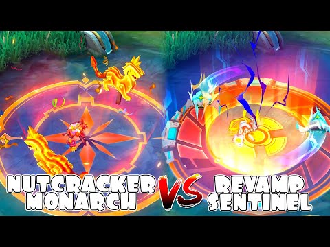 Gatotkaca Revamp Sentinel VS Nutcracker Monarch Skin Comparison