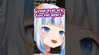 Gura's Eyes are too Far Apart #hololiveenglish #hololive #vtuber