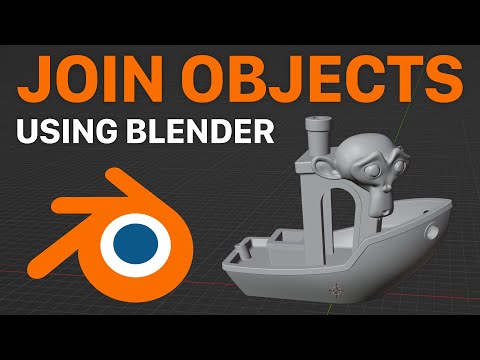 How to join 2 objects together using Blender