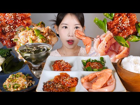 떠나간 입맛 즉시 돌아옴⭐ 각종 젓갈과 밥 + 먹방 필수 틴트💗✨ Salted Seafood [eating show] mukbang korean food