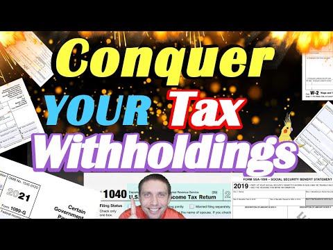 Federal Tax Withholding REPORTING EXPLAINED 💰 For (W2s, Investments, 1099's, Unemployment, ETC!)💸