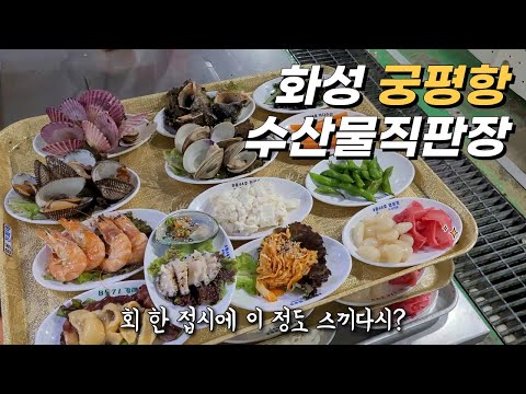 화성 궁평항 수산시장(꽃게, 대하, 전어 시세)