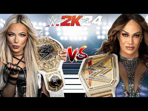 WWE 2K24 LIV MORGAN VS. NIA JAX CHAMPION VS. CHAMPION MATCH!