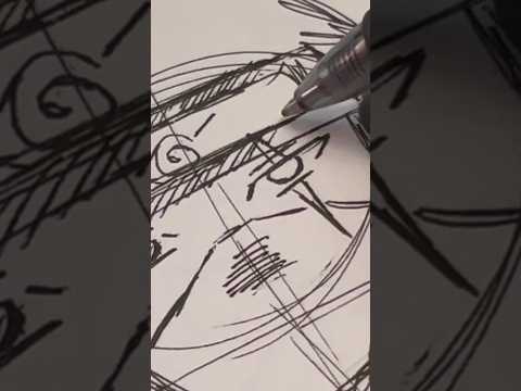 ✨How To Draw Kakashi |VT_LIVE #oddlysatisfying #tutorial #shorts