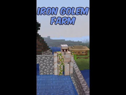 Finished Iron Golem Farm#Shorts