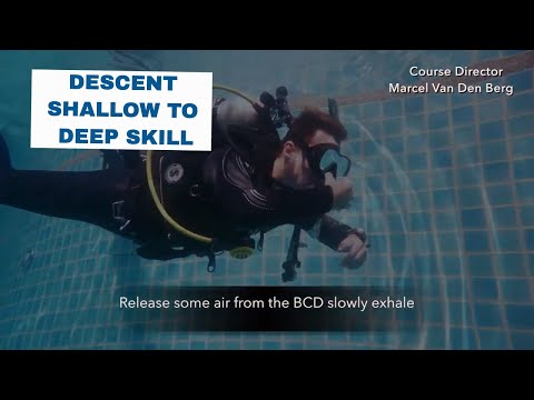 Controlled Descent Shallow to Deep - PADI Open Water Diver Course • Scuba Diving Tips