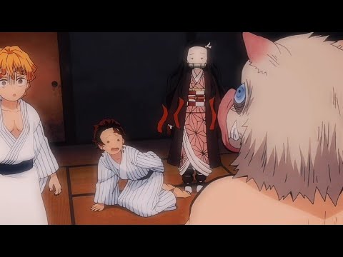 [鬼滅の刃] Inosuke and Tanjiro and Nezuko and Zenitsu [official amv Version Music]