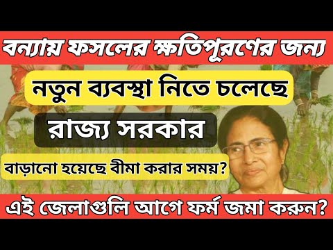 ঘূর্নিঝড়ে ফসলের ক্ষতিপূরণের টাকা সব কৃষকদের দিতে নির্দেশ, বিমার সময় বাড়লো | Bangla Sasya Bima