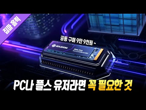 이제 답답한 용량에서 탈출하세요! PC와 플스를 쓴다면 꼭 필요한 것 (SSD 공동 구매 9만 9천원부터)