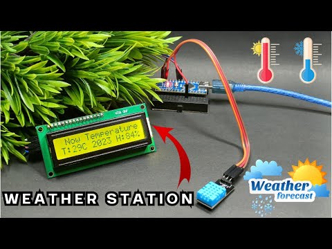 How To Make A Weather Station|| Using DHT11|| Temperature And Humidity.