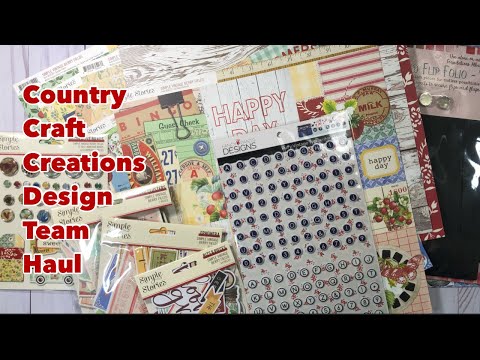 Country Craft Creations May 2023 DesignTeam Haul | Country Craft Creations| Simple Stories