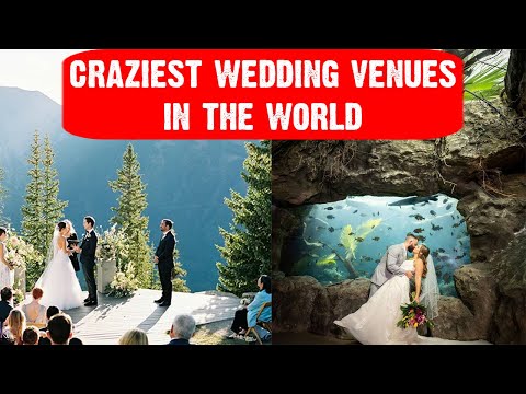 Craziest wedding venues in the world | Unbelievable Wedding Destinations | Bright Lab | Wedding Spot