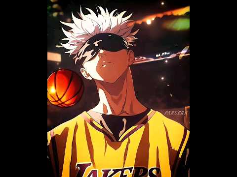 LAKERS × GOJO 🔥🏀 [ New Trend ] #anime #manga #gojo #jujutsukaisen #animeedits